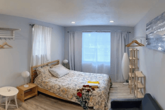 Studio for rent, beautifully furnished, 11 minutes from Campus 1