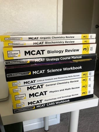 Brand new Princeton Review MCAT books (full set from strategy course) 1