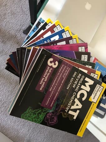 Brand new Princeton Review MCAT books (full set from strategy course) 2