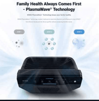 Air purifier WinCo 5500-2 with True HEPA PlasmaWave and Odor Reducing 3