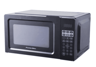 Proctor Silex 0.7 Cu.ft Black Digital Microwave Oven 1