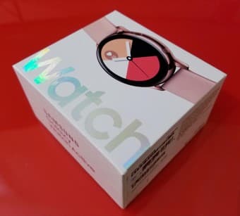 Samsung - Galaxy Watch Active Smartwatch 40mm Aluminum - Rose Gold 3