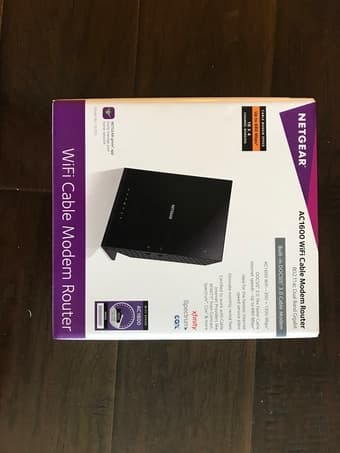 NetGear Cable Modem WiFi Router Combo for Xfinity 1