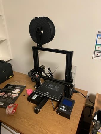 3d printer set with filament 1