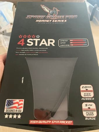 Ping Pong Paddle & Case (mint) 3