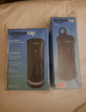 Brand new unopened Amazon Tap (Alexa Portable Bluetooth /Wifi Speaker) 1