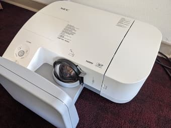Ultra short throw projector 1