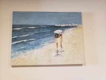 Large Beachside Painting 1
