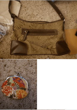 assorted earrings, purse, bikini, cool socks, hats 4