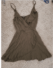 xxs express army green dress, 00p loft lace maroon sleevelss dress,etc 1