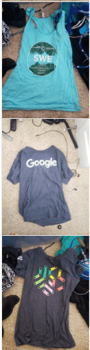 loft, banana republlic, loft, tech shirts & blouses (xxsp, xs, and s) 3