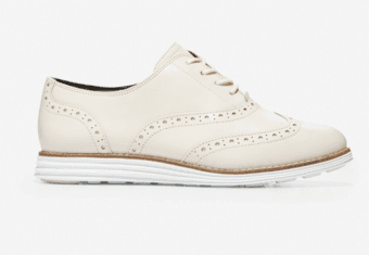 Cole Haan Original Grand Wingtip Oxford in Ivory Size 8 1