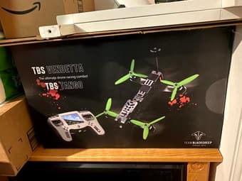 FPS Drone! TEAM BLACK SHEEP VENDETTA READY TO FLY BUNDLE WITH BACKPACK 1