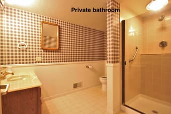 Master bedroom w/ private bath + patio, in spacious Los Altos home 2