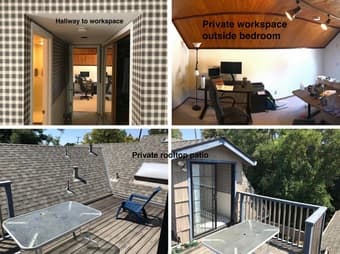 Master bedroom w/ private bath + patio, in spacious Los Altos home 4