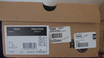 Dr Martens 1460 White 8 Eye Boots Size EU36 $140 (brand new) 3