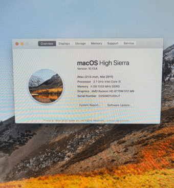 Mac Desktop 2011 For Sale - Fully Functioning 2