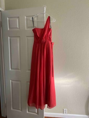 Floor-length, one shoulder, dress 2