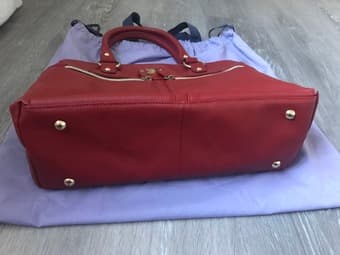 Modalu red leather purse 3