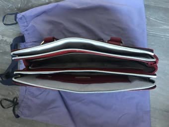 Modalu red leather purse 4