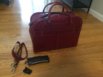 Women's Leather Travel Briefcase 2