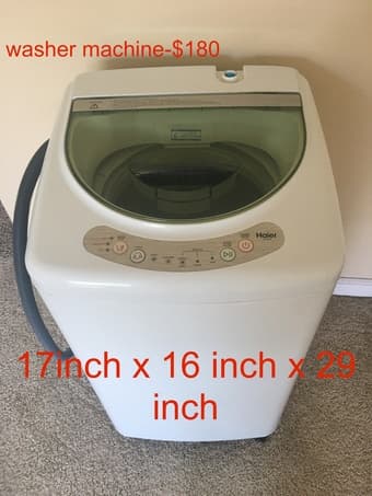 haier washer machine 1