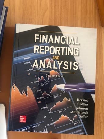 Books: Financial Accounting and Financial Reporting and Analysis 2