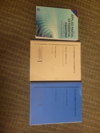 CME 204 (Partial Differential Equations) Textbook and Course Reader 1