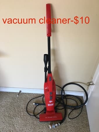 table light, vacuum cleaner, white blank 2