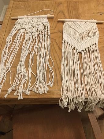 macrame deco/ paintings/lamps 2