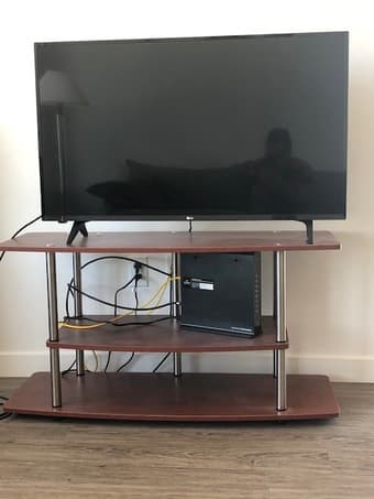 43" LED TV with stand 1