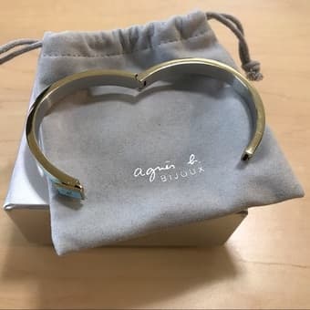 Agnes B. Bijoux bangle (baby blue, brand new) 4