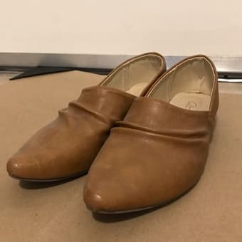 Pointed Brown Loafers (size 8) 1