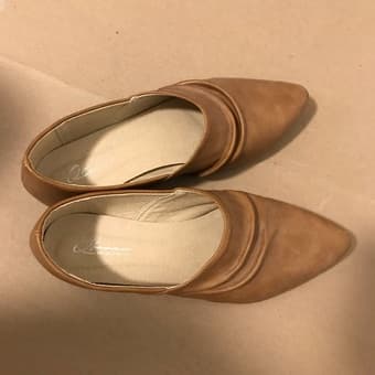 Pointed Brown Loafers (size 8) 3