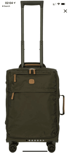 Bric’s Carry on X-bag 21” spinner in Olive 1