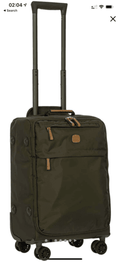 Bric’s Carry on X-bag 21” spinner in Olive 3