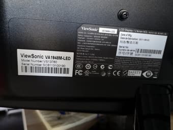 Monitor LED View Sonic 19 inch 1