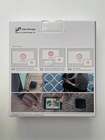 Portable CD/DVD re-writer for multiple OS 2