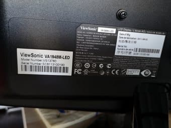 Monitor ViewSonic VA1948M LED 19" 1