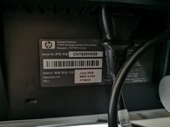 hp Monitor 21.6 inch w2216h 2