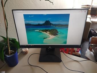 Two HP VH240a 1080p Computer Monitors 1