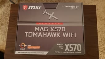 MSI x570 MAG Tomahawk WiFi motherboard 1