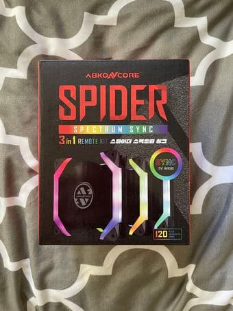 Abkoncore RGB 3-pack computer fans 1