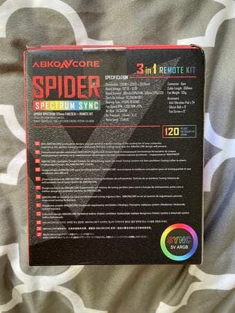 Abkoncore RGB 3-pack computer fans 2