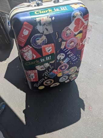 Free large suitcase and carryon 2