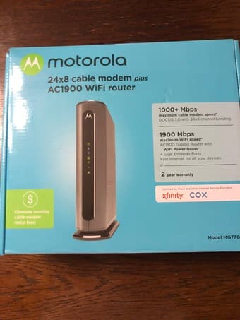 motorola cable modem 2