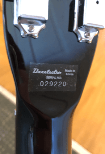 Danelectro Stock '59 Electric Guitar - Black 2