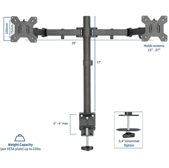 Dual Monitor Mount 1