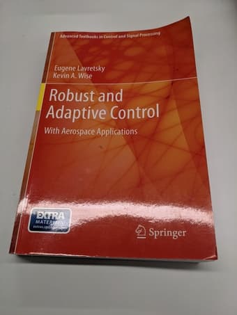Robust and Adaptive Control by Lavretsky and Wise 2