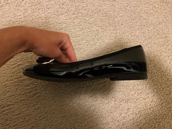 Women flat shoes size 7.5/38 in excellent condition 2